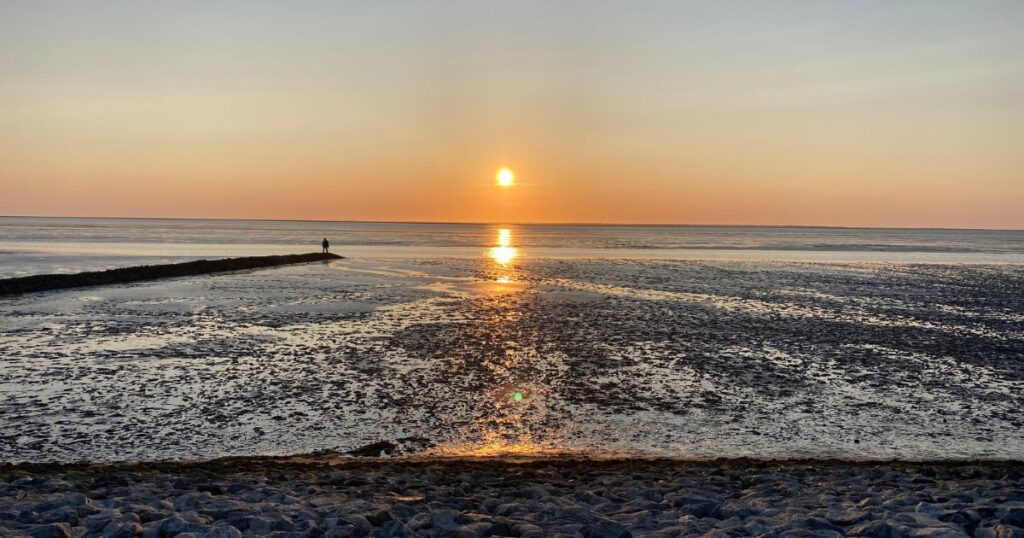 Sonnenuntergang am Strand