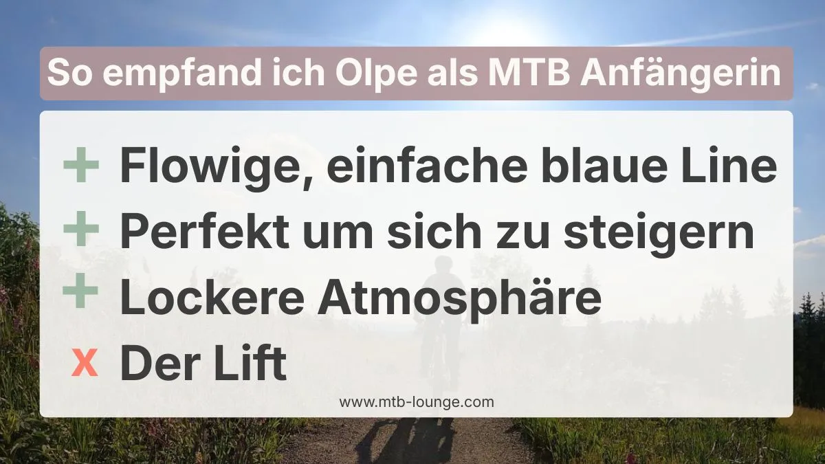 Bikepark Olpe für Anfänger Zusammenfassung