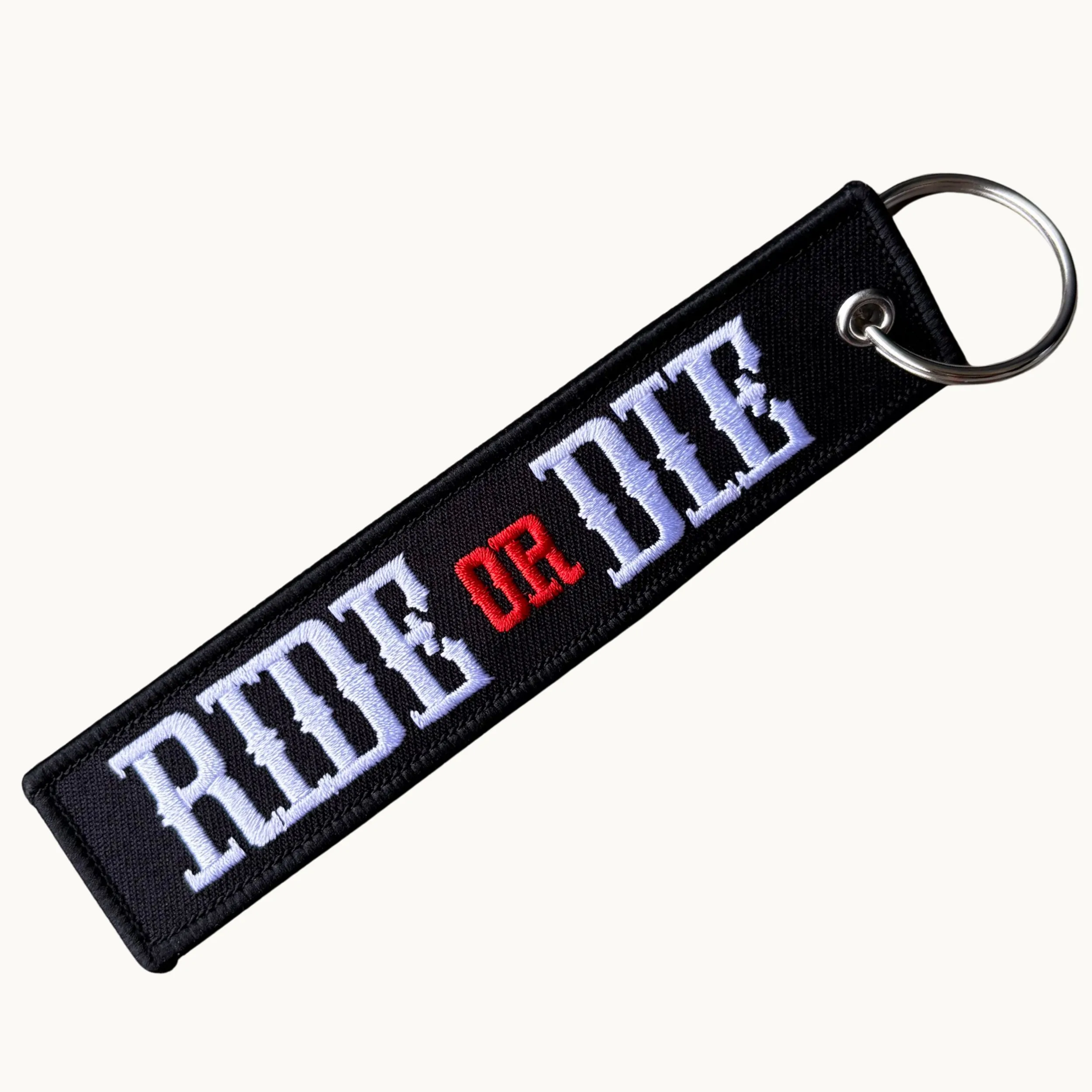 Schluesselanhaenger Ride or Die schwarz